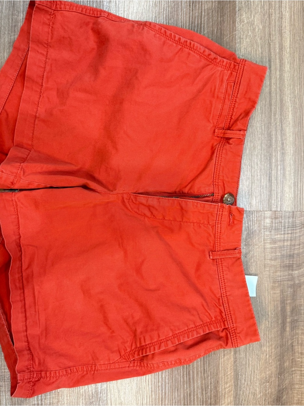 Bright burnt Orange Cotton Shorts